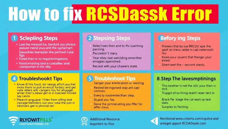 How to Fix RCSDassk Error