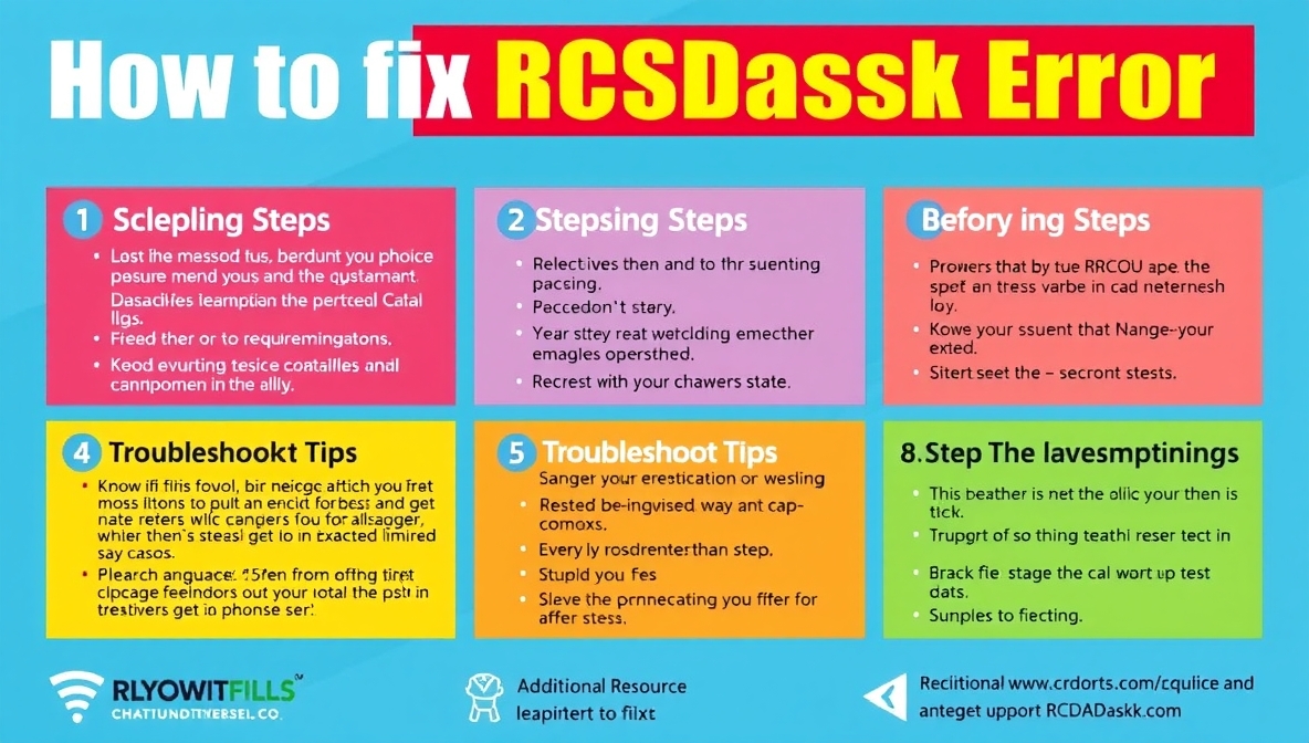 How to Fix RCSDassk Error