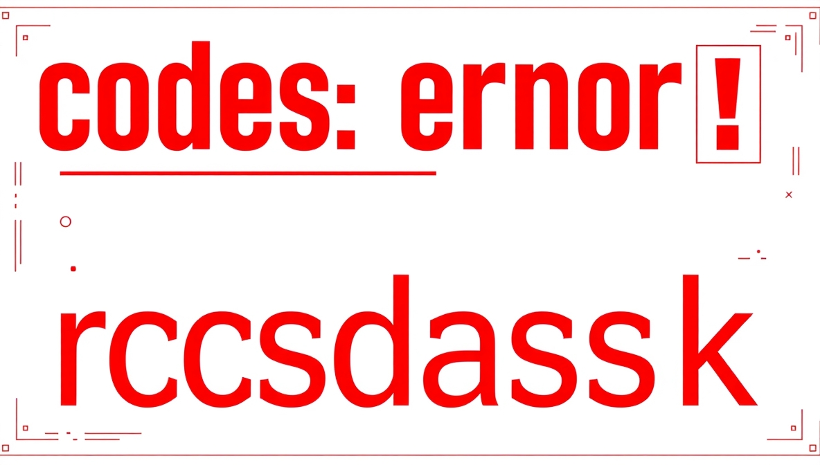 codes error rcsdassk